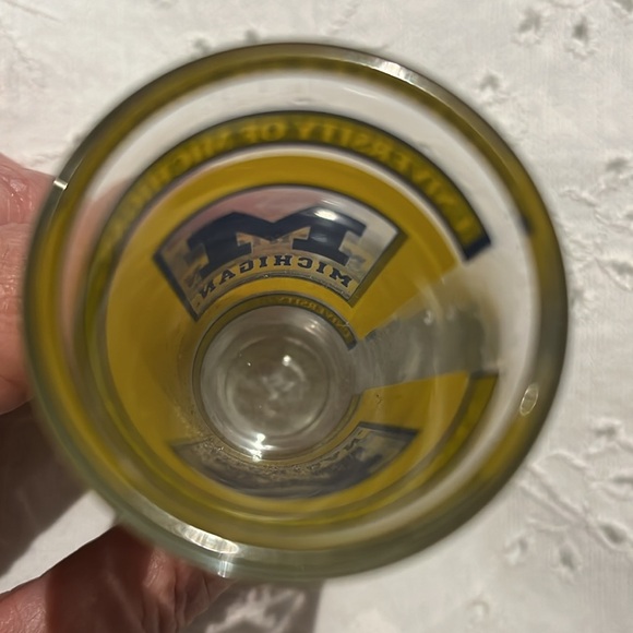 New University Of Michigan Tall Shooter Shot Glass NWT - Picture 7 of 10